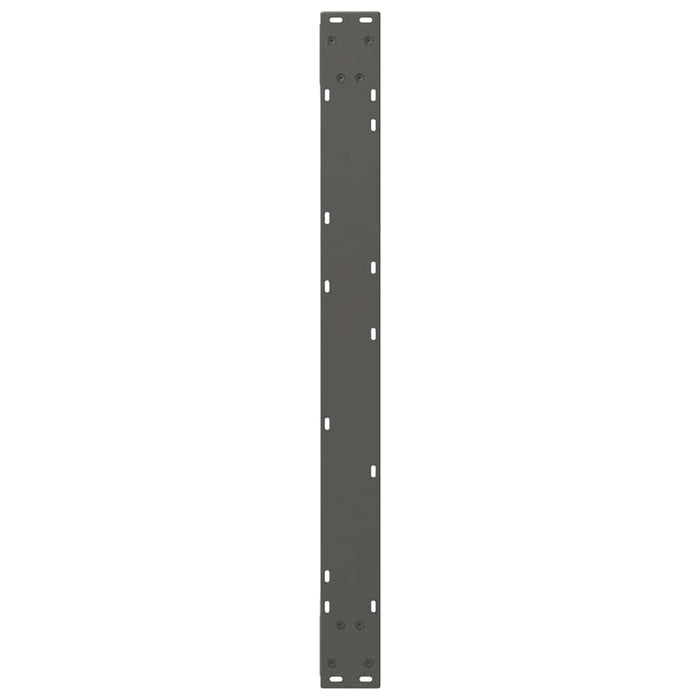 Picioare masă de sufragerie, 2 buc., antracit, 90x(72-73,3) cm, oțel - WALTI WALTI