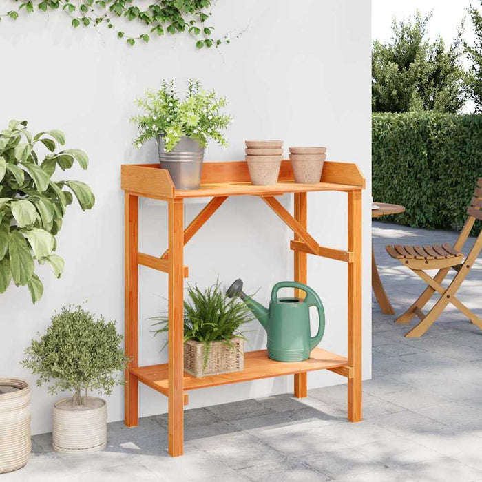 Masă pentru ghivece Maro 75 x 40 x 90 cm Lemn de pin masiv WALTI