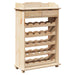 Raft pentru vin natural 58 x 28 x 90 cm Lemn de pin masiv - WALTI WALTI