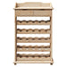 Raft pentru vin natural 58 x 28 x 90 cm Lemn de pin masiv - WALTI WALTI