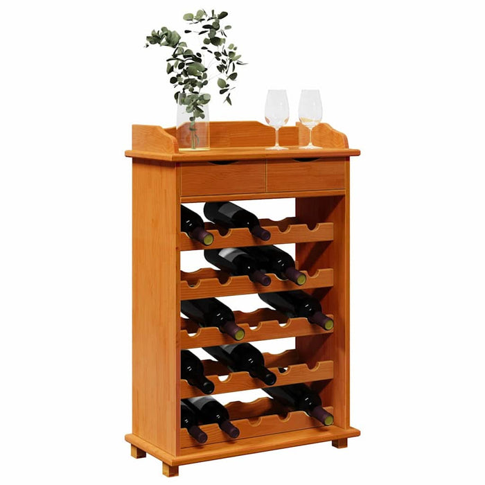 Raft pentru vin Maro 90 x 60 x 30 cm Lemn masiv de pin - WALTI WALTI