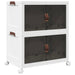 Cutie de depozitare stivuită cu roți 2 niveluri 75 L 64x40x76cm - WALTI WALTI