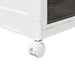 Cutie de depozitare stivuită cu roți 2 niveluri 75 L 64x40x76cm - WALTI WALTI