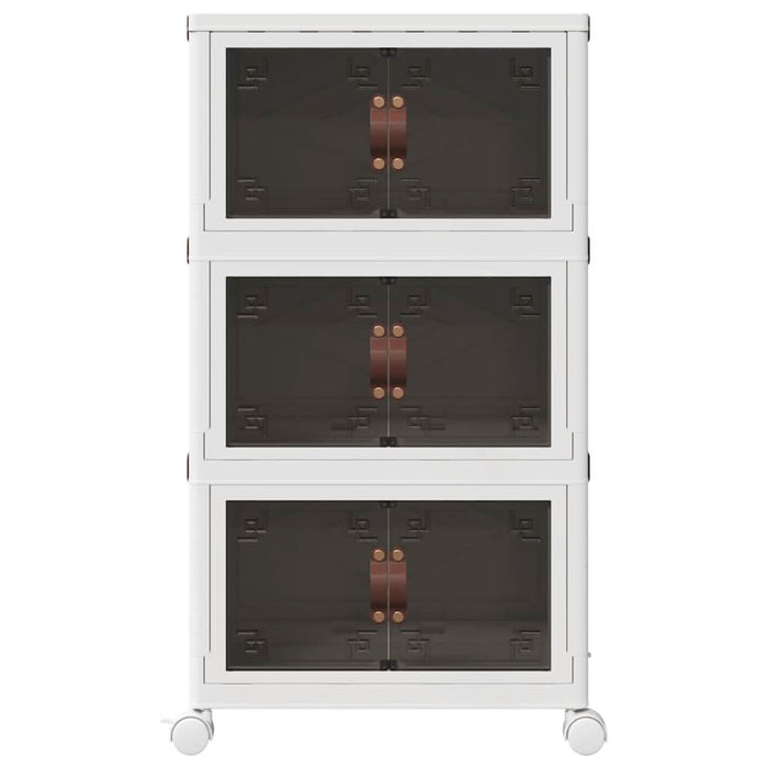 Cutie de depozitare stivuită cu roți 28 L 48,5x29,5x86 cm - WALTI WALTI