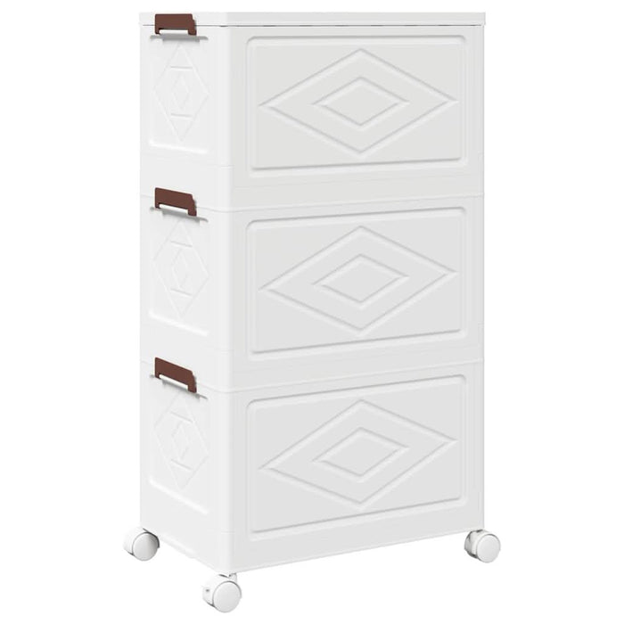 Cutie de depozitare stivuită cu roți 28 L 48,5x29,5x86 cm - WALTI WALTI
