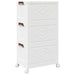 Cutie de depozitare stivuită cu roți 28 L 48,5x29,5x86 cm - WALTI WALTI