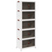 Cutie de depozitare stivuită cu roți 5 niveluri 75L 64x40x179cm - WALTI WALTI