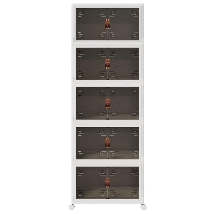 Cutie de depozitare stivuită cu roți 5 niveluri 75L 64x40x179cm - WALTI WALTI