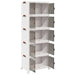 Cutie de depozitare stivuită cu roți 5 niveluri 75L 64x40x179cm - WALTI WALTI