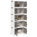 Cutie de depozitare stivuită cu roți 5 niveluri 75L 64x40x179cm - WALTI WALTI