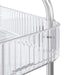 Cărucior de depozitare cu 2 niveluri transparent acrilic - WALTI WALTI