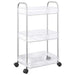 Cărucior de depozitare cu 3 niveluri transparent acrilic - WALTI WALTI