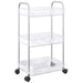 Cărucior de depozitare cu 3 niveluri transparent acrilic - WALTI WALTI
