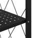 Raft de depozitare pe roți negru 71x34x88 cm oțel - WALTI WALTI