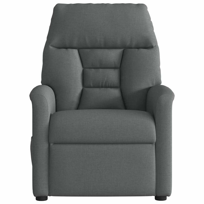 Fotoliu rabatabil electric, gri închis, material textil WALTI