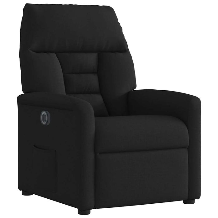 Fotoliu rabatabil electric, negru, material textil - WALTI WALTI