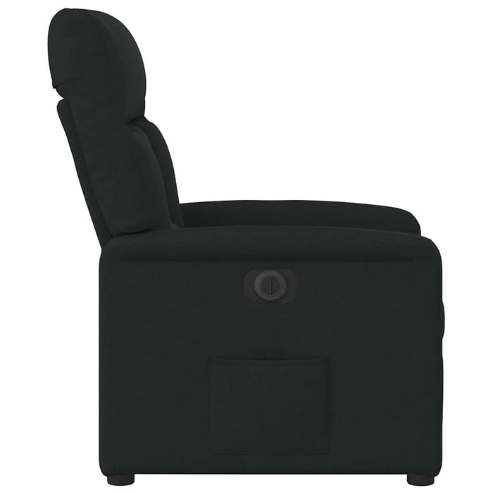 Fotoliu rabatabil electric, negru, material textil - WALTI WALTI