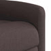 Fotoliu rabatabil electric, maro închis, material textil - WALTI WALTI