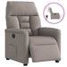 Fotoliu rabatabil electric, gri taupe, material textil - WALTI WALTI