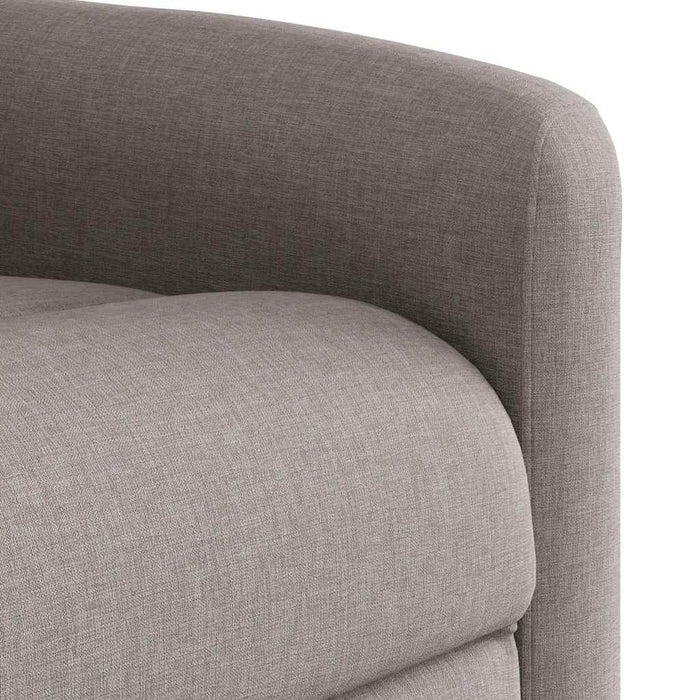 Fotoliu rabatabil electric, gri taupe, material textil - WALTI WALTI