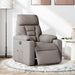 Fotoliu rabatabil electric, gri taupe, material textil - WALTI WALTI