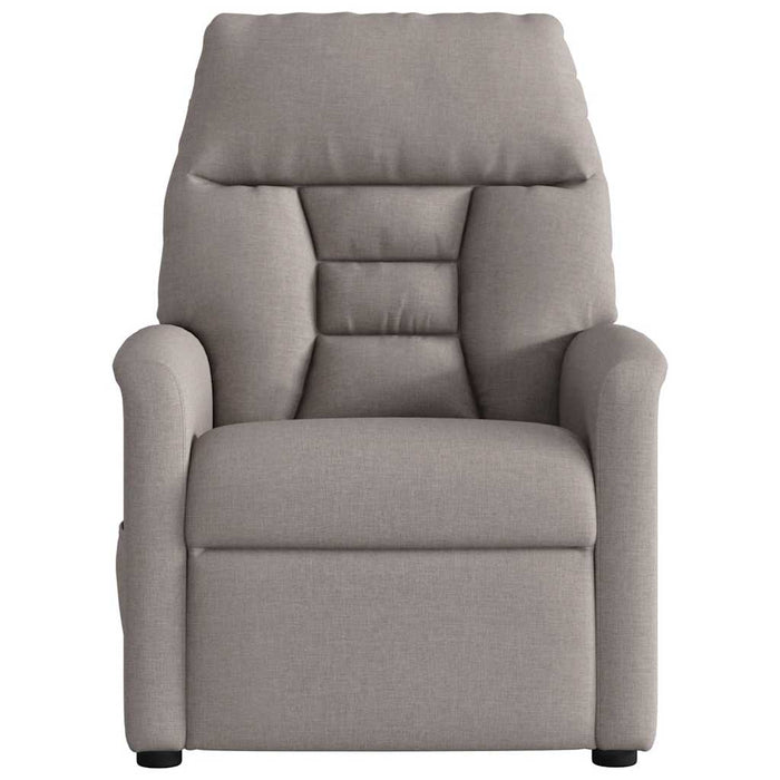 Fotoliu rabatabil electric, gri taupe, material textil - WALTI WALTI