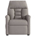 Fotoliu rabatabil electric, gri taupe, material textil - WALTI WALTI
