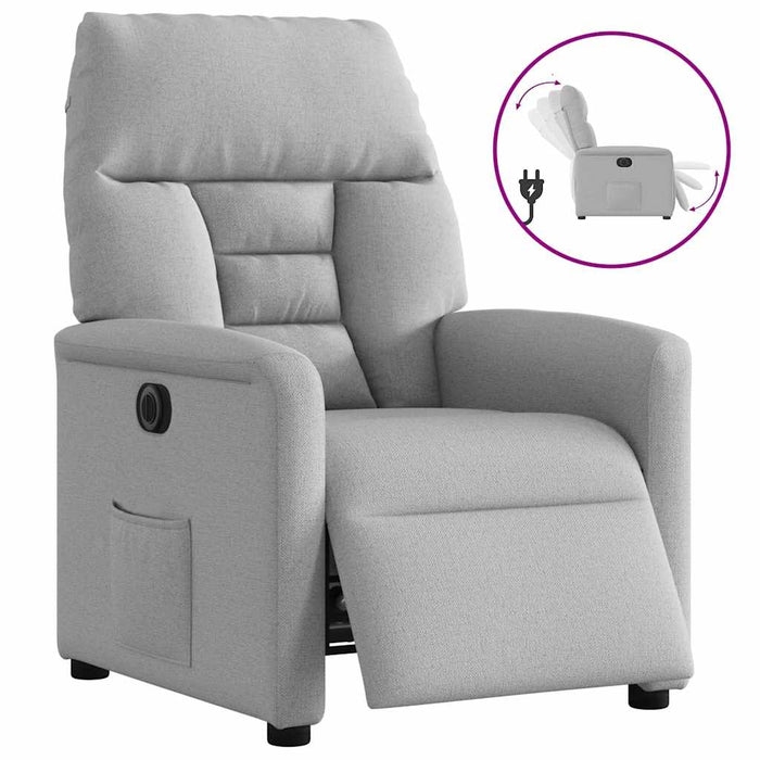 Scaun reclinabil electric Cloud Grey Fabric - WALTI WALTI