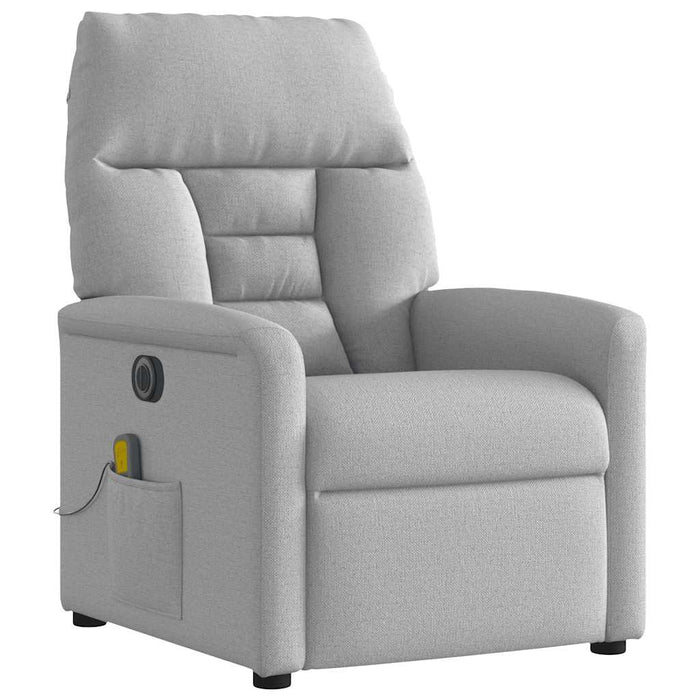 Scaun reclinabil electric pentru masaj Cloud Grey Fabric WALTI