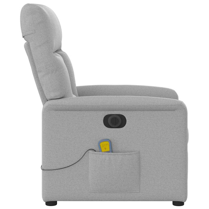 Scaun reclinabil electric pentru masaj Cloud Grey Fabric WALTI