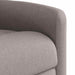 Fotoliu rabatabil cu ridicare pe verticală, gri taupe, textil - WALTI WALTI
