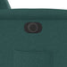 Fotoliu rabatabil electric, verde închis, material textil - WALTI WALTI