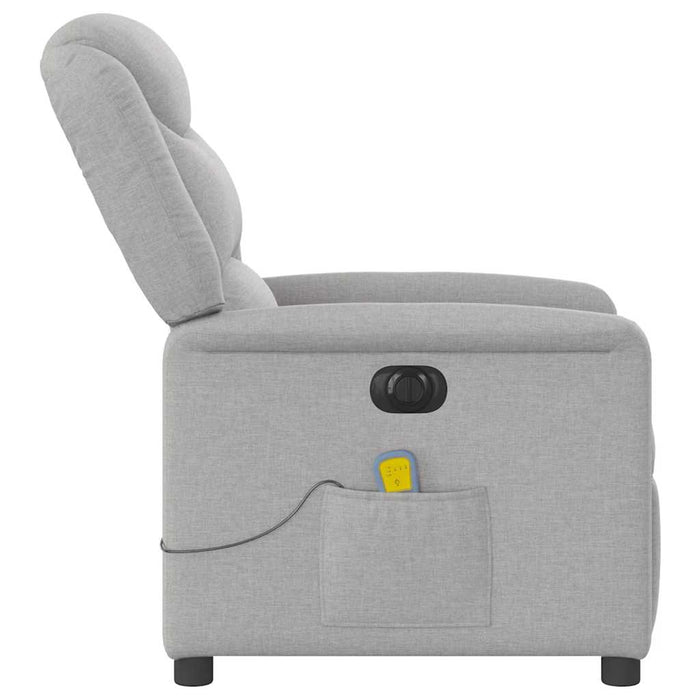 Scaun reclinabil electric pentru masaj Cloud Grey Fabric - WALTI WALTI