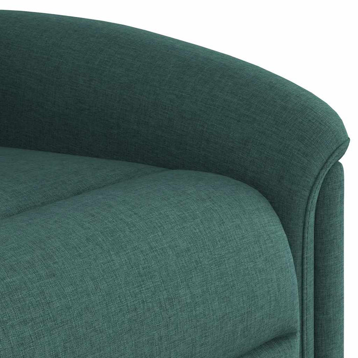 Fotoliu rabatabil ridicare pe verticală, verde închis, textil WALTI