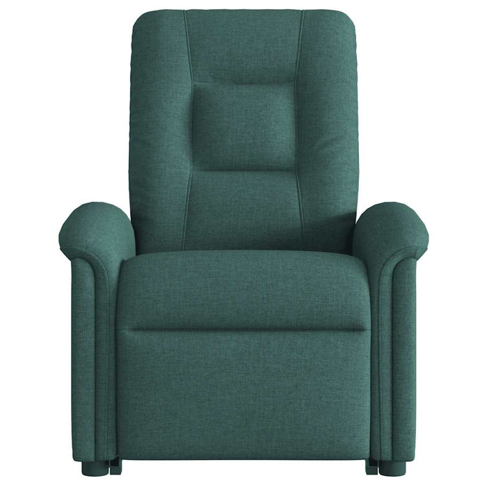 Fotoliu rabatabil ridicare pe verticală, verde închis, textil WALTI