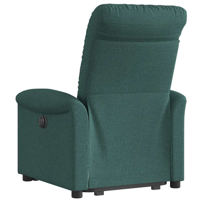 Fotoliu rabatabil ridicare pe verticală, verde închis, textil WALTI