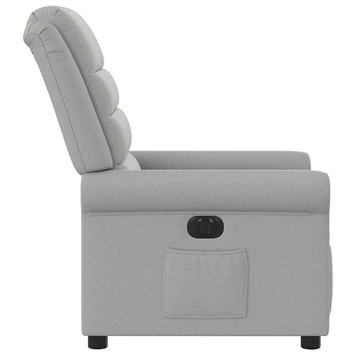 Scaun reclinabil electric Cloud Grey Fabric WALTI