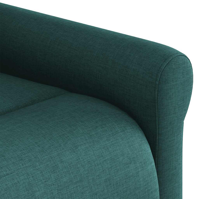 Fotoliu rabatabil electric, verde închis, material textil - WALTI WALTI