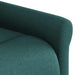 Fotoliu rabatabil electric, verde închis, material textil - WALTI WALTI