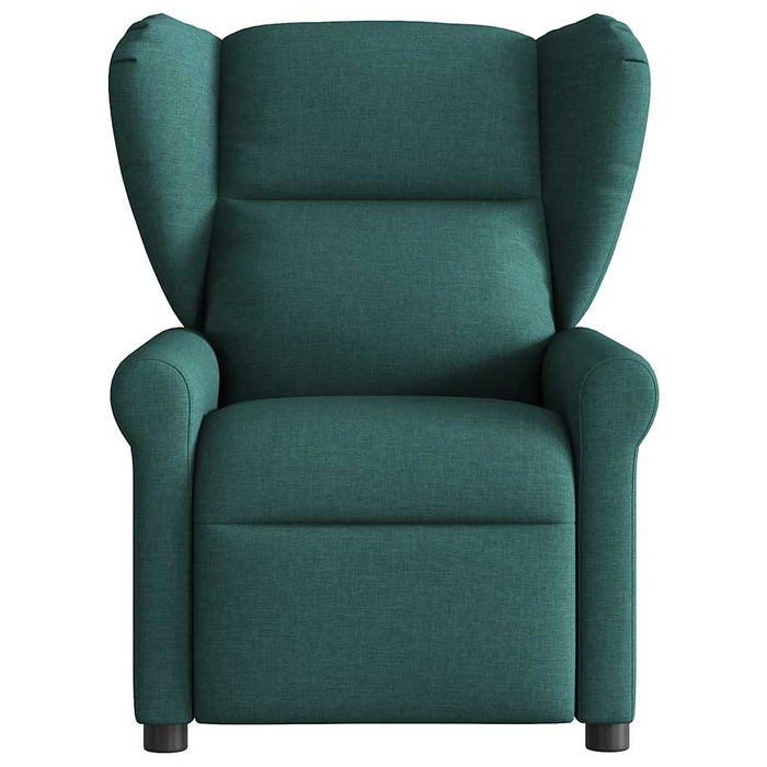 Fotoliu rabatabil electric, verde închis, material textil - WALTI WALTI