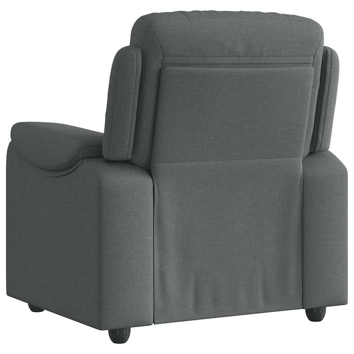 Fotoliu rabatabil gri închis, material textil - WALTI WALTI