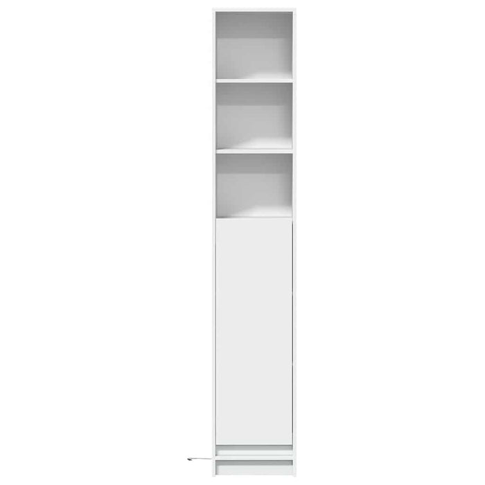 Dulap cu LED, alb, 36x32,5x200 cm, lemn prelucrat - WALTI WALTI