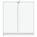 Dulap cu LED, alb, 77x34x85 cm, lemn prelucrat - WALTI WALTI