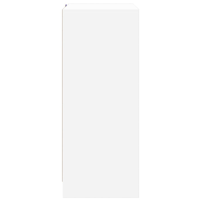 Dulap cu LED, alb, 77x34x85 cm, lemn prelucrat - WALTI WALTI