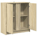 Dulap cu LED, stejar sonoma, 77x34x85 cm, lemn prelucrat - WALTI WALTI