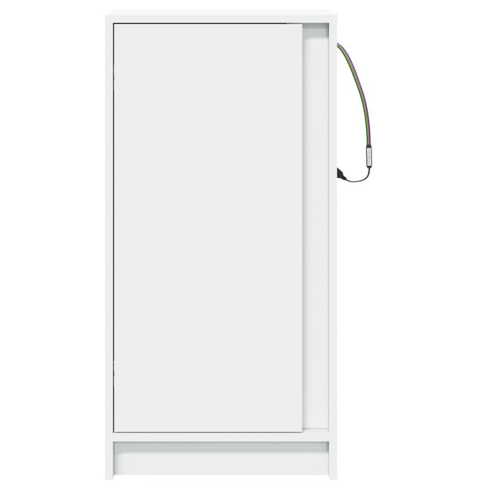 Dulap cu LED, alb, 42,5x34x85 cm, lemn prelucrat - WALTI WALTI