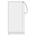 Dulap cu LED, alb, 42,5x34x85 cm, lemn prelucrat - WALTI WALTI