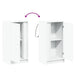 Dulap cu LED, alb, 42,5x34x85 cm, lemn prelucrat - WALTI WALTI