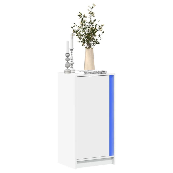 Dulap cu LED, alb, 42,5x34x85 cm, lemn prelucrat - WALTI WALTI