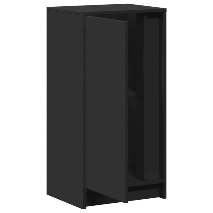 Dulap cu LED, negru, 42,5x34x85 cm, lemn prelucrat WALTI